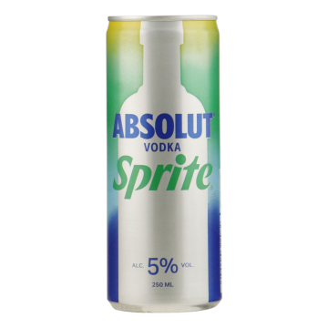 Absolut Vodka & Sprite Blik