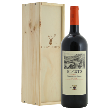 El Coto Rioja Crianza (magnum in houten kist)