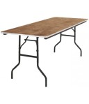 Tafel hout 0,75m x 1,80m